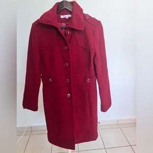 Kenneth Cole NY Coat burgundy